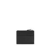Valentino Garavani Black Calf Leather Bos Taurus Wallet