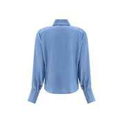 Crida Milano Light Blue Silk Shirt