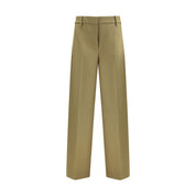 True Royal Green Polyester Dress Pants