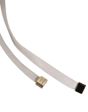 Dolce & Gabbana White Yellow Stripe Tie Side Logo Underwear
