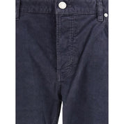 PT Torino Blue Cotton Casual Pants