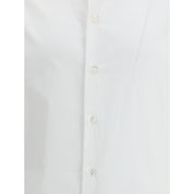 Finamore White Cotton Dress Shirt