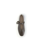 Le Monde Béryl Brown Calf Leather Bos Taurus Ballet Flats