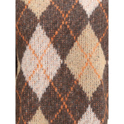 Emporio Armani Brown Polyamide Sweatshirt