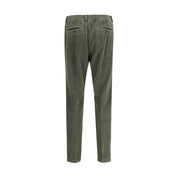 Cruna Green Cotton Casual Pants