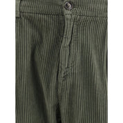 Cruna Green Cotton Casual Pants