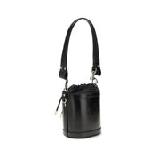 Vivienne Westwood Black Calf Leather Bos Taurus Backet Bag