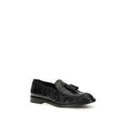 Fratelli Rossetti Black Rubber Slip-On Loafers