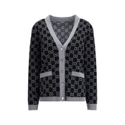 Gucci Black Wool Cardigan