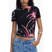 Desigual Black Viscose Women Top