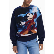 Desigual Blue Cotton Women Sweater