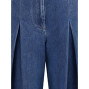 Dolce & Gabbana Blue Cotton Straight-Leg Jeans