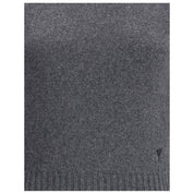 Ami Paris Gray Cashmere Turtleneck