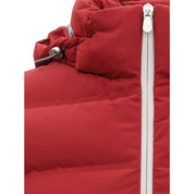 Brunello Cucinelli Red Polyester Jackets And Coat