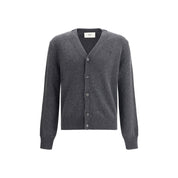 Ami Paris Gray Cashmere Cardigan