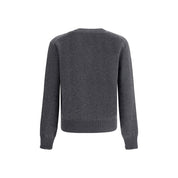 Ami Paris Gray Cashmere Cardigan