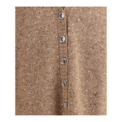 PINKO Beige Wool Cardigan