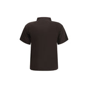 Margiela Brown Viscose Polo Shirt