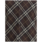 Burberry Brown Cotton Pattern Shirt