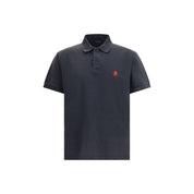 Balenciaga Black Cotton Polo Shirt
