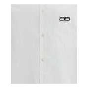 Balenciaga White Cotton Dress Shirt