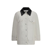 Givenchy White Cotton Denim Jacket