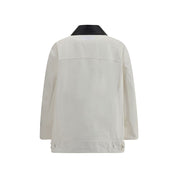 Givenchy White Cotton Denim Jacket