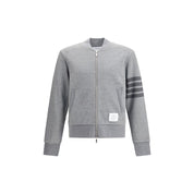 Thom Browne Gray Cotton Sweatshirt