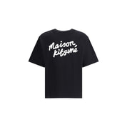 Maison Kitsuné Black Cotton T-Shirt