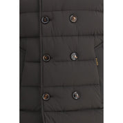 MooRER Black Polyamide Coat