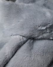 Dolce & Gabbana Powder Blue Mink Fur Neck Warmer Scarf