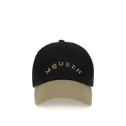 Alexander McQueen Black Cotton Cap (Baseball Hat)
