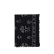 Alexander McQueen Black Modal Scarf