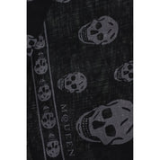 Alexander McQueen Black Modal Scarf
