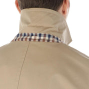 Aquascutum Beige Cotton Men Trench Coat