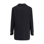 Versace Black Cashmere Coat