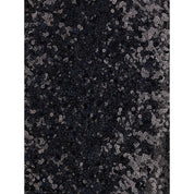 PINKO Black Polyester Midi Skirt