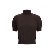 Petar Petrov Brown Merino Wool Top