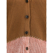 Marni Brown Viscose Cardigan
