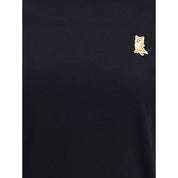 Maison Kitsuné Black Cotton T-Shirt