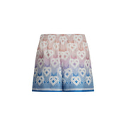 Casablanca Multicolor Silk Bermuda Shorts