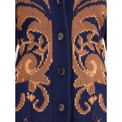 Etro Multicolor Wool Cardigan