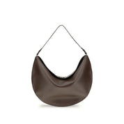 Jacquemus Brown Calf Leather Bos Taurus Shoulder Bag