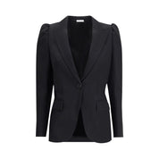 Alexander McQueen Black Wool Coat