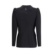 Alexander McQueen Black Wool Coat
