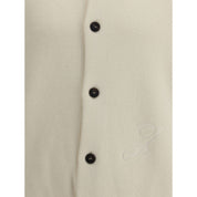 Jacquemus White Fleece Wool Cardigan