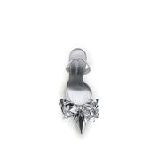 MACH & MACH Cadeau Silver Wrapped Leather Pumps