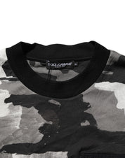 Dolce & Gabbana Multicolor Camouflage Men Short Sleeves T-shirt