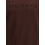 Alexander McQueen Brown Cotton Sweatshirt
