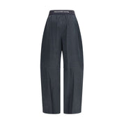 Alexander Wang Black Cotton Casual Pants